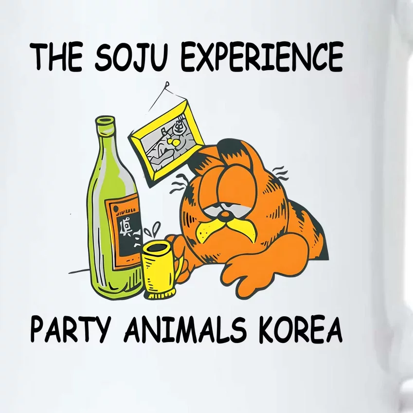 The Soju Experience Party Animals Korea Black Color Changing Mug