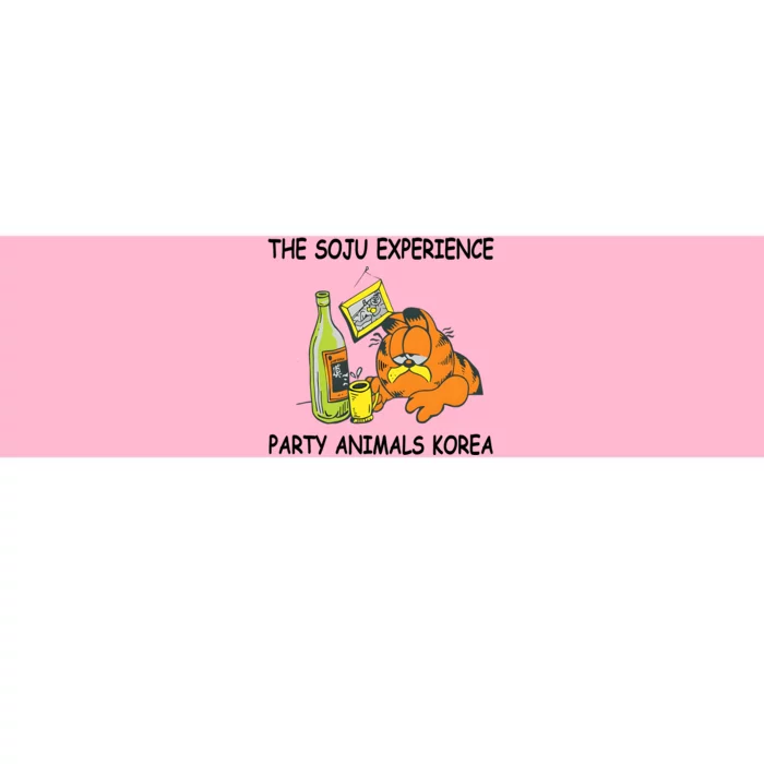 The Soju Experience Party Animals Korea Bumper Sticker