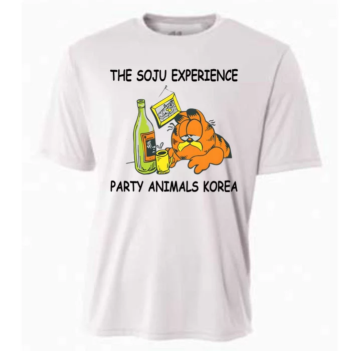 The Soju Experience Party Animals Korea Cooling Performance Crew T-Shirt