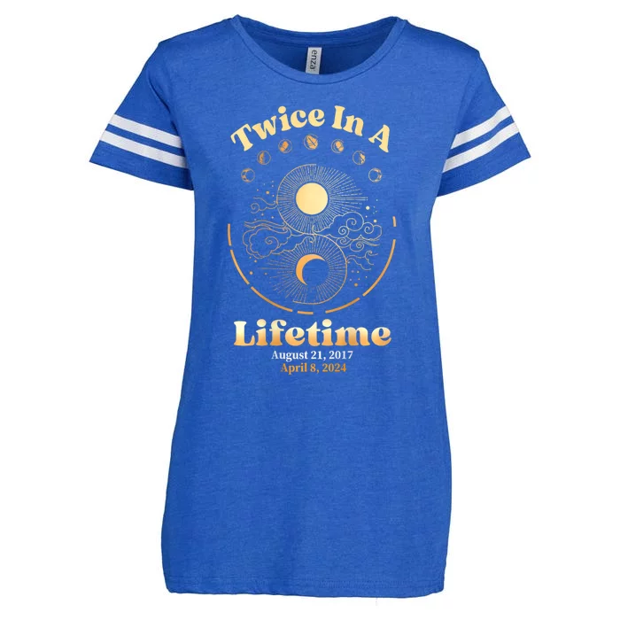 Total Solar Eclipse Enza Ladies Jersey Football T-Shirt