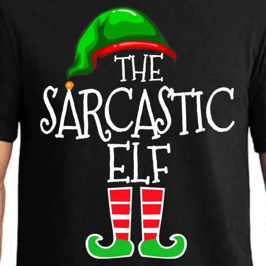 The Sarcastic Elf Matching Christmas Pajama Set