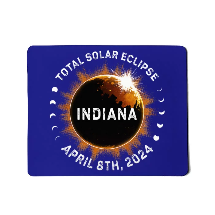 Total Solar Eclipse Path of Totality April 8th 2024 Indiana Mousepad