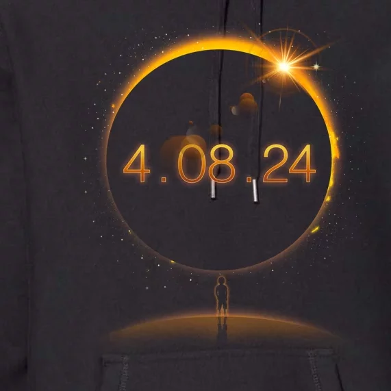 Total Solar Eclipse April 8 2024 Premium Hoodie