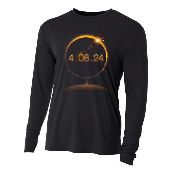 Total Solar Eclipse April 8 2024 Cooling Performance Long Sleeve Crew