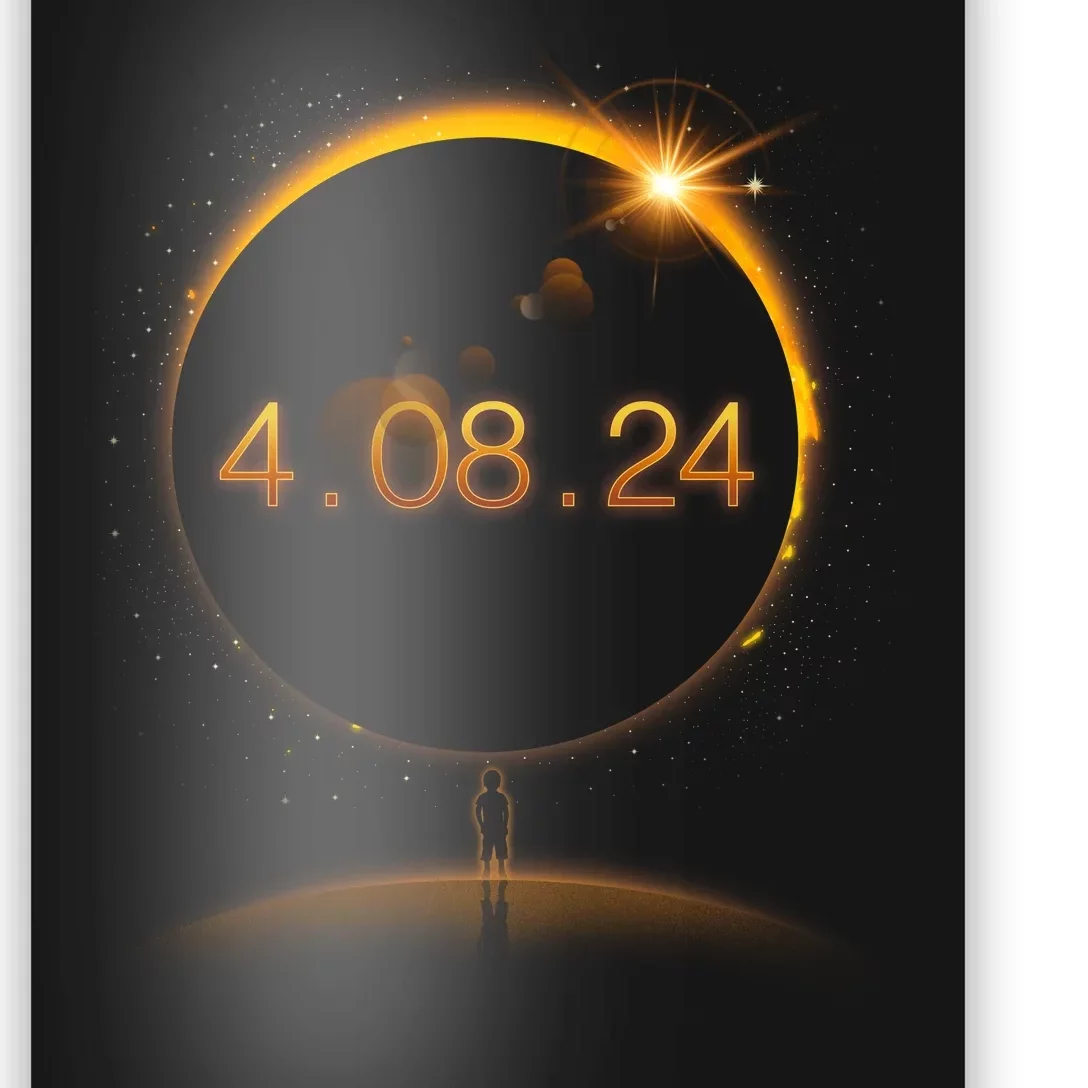 Total Solar Eclipse April 8 2024 Poster