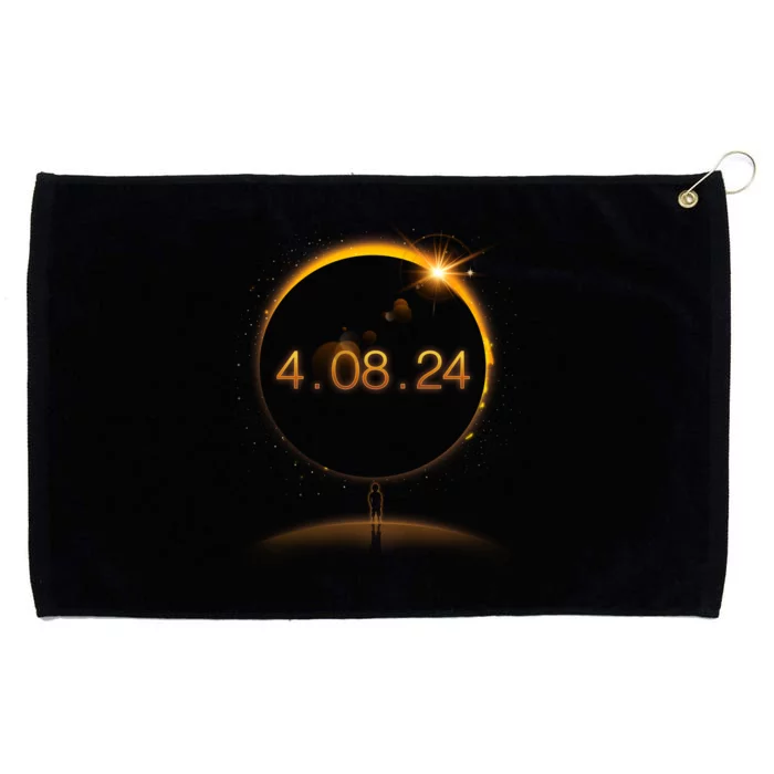 Total Solar Eclipse April 8 2024 Grommeted Golf Towel