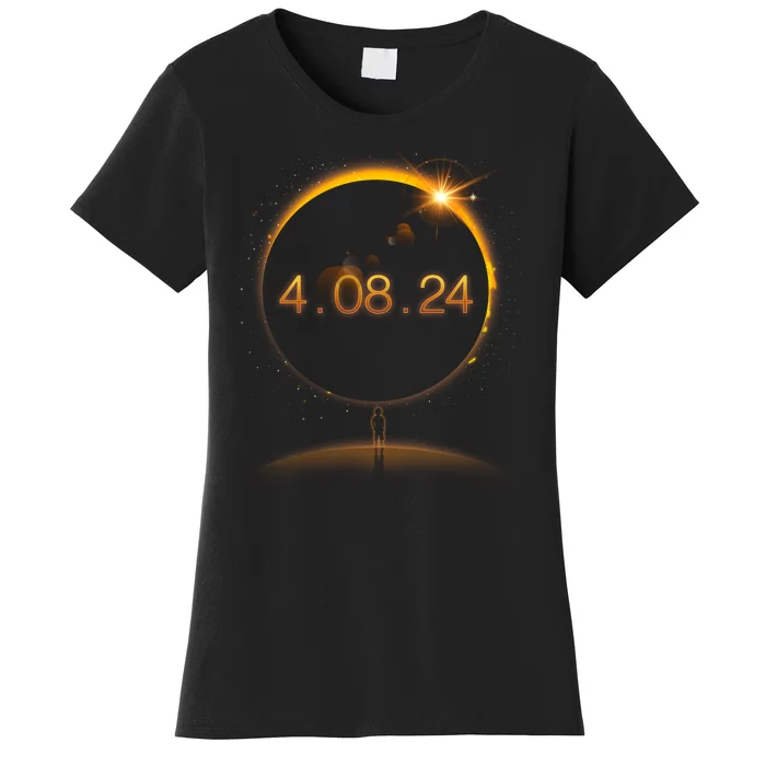 Total Solar Eclipse April 8 2024 Women's T-Shirt