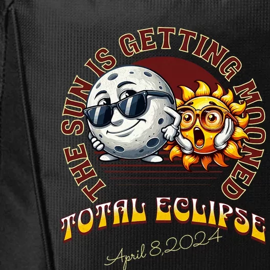 Total Solar Eclipse Chase 2024 Sun Is Getting Mooned City Backpack