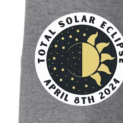 Total Solar Eclipse Doggie 3-End Fleece Hoodie