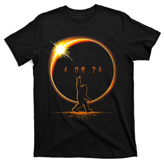 Total Solar Eclipse April 8 2024 Bigfoot T-Shirt