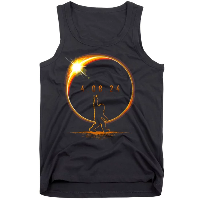 Total Solar Eclipse April 8 2024 Bigfoot Tank Top