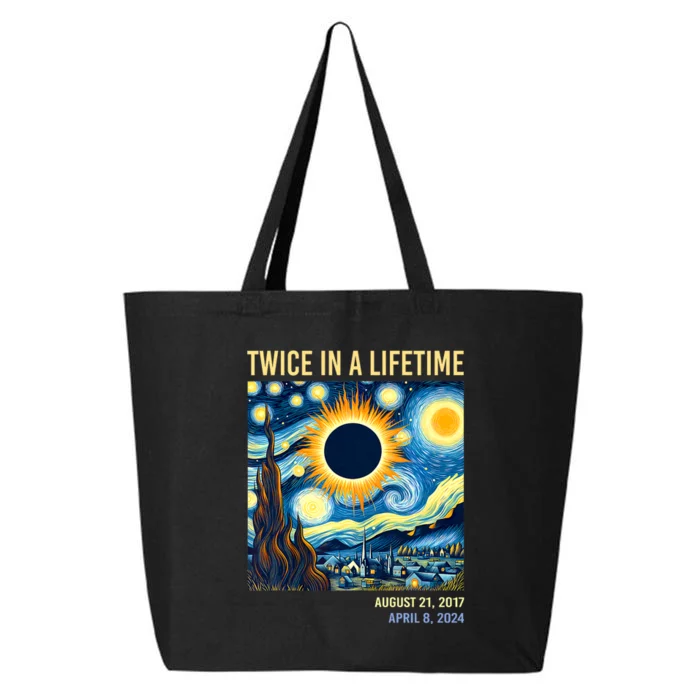 Total Solar Eclipse 2024 Twice In A Lifetime 25L Jumbo Tote