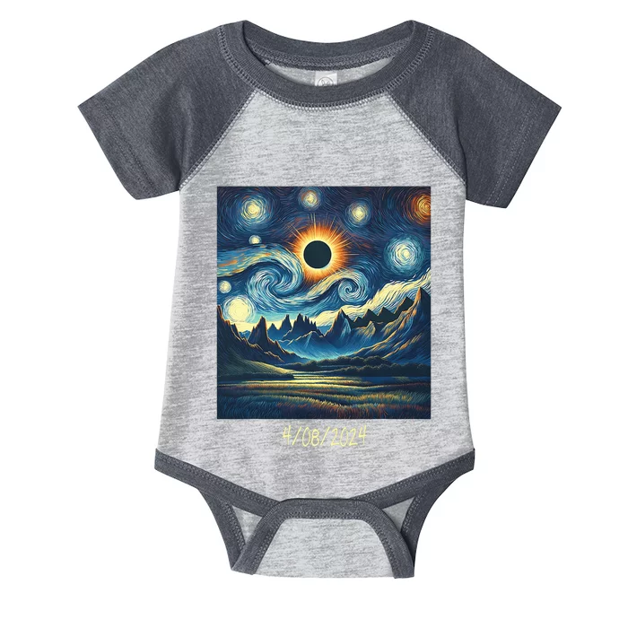 Total Solar Eclipse Van 2024 Gogh April 8 Night Starry 2024 Infant Baby 