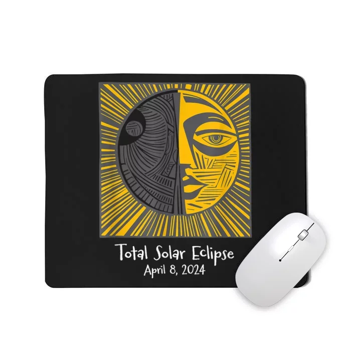 Total Solar Eclipse April 8 2024 Mousepad