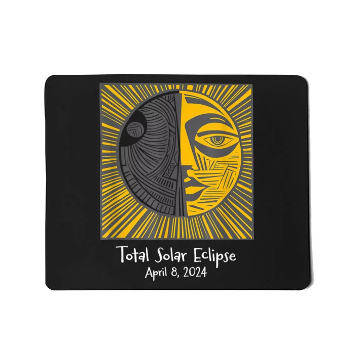 Total Solar Eclipse April 8 2024 Mousepad