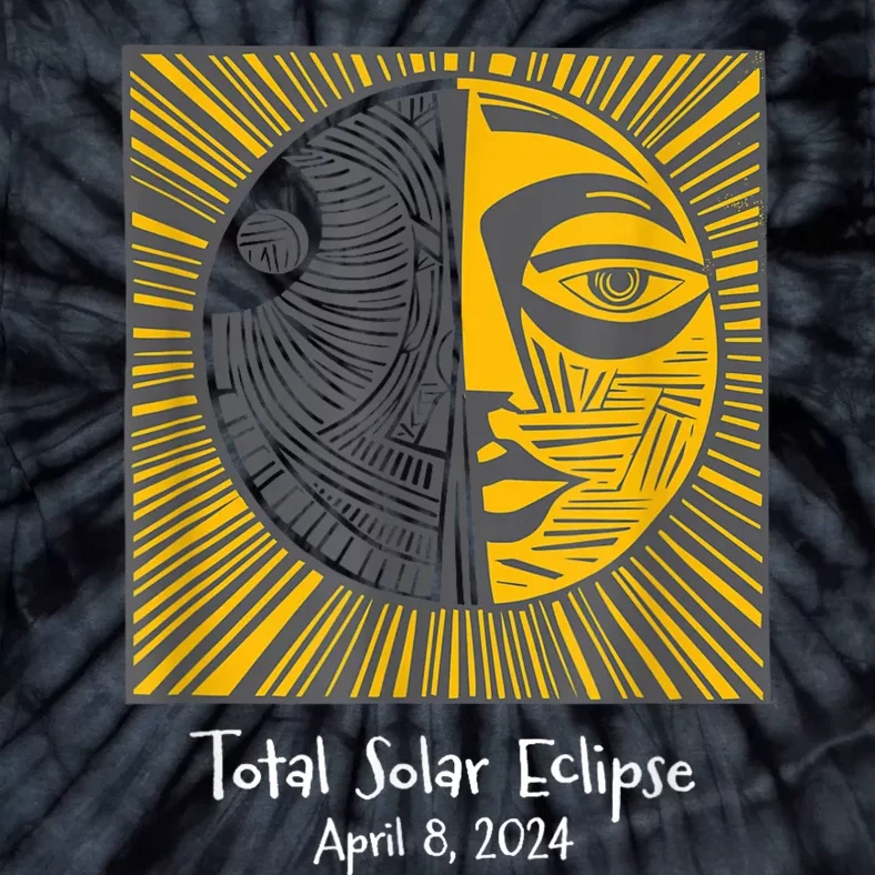 Total Solar Eclipse April 8 2024 Tie-Dye T-Shirt