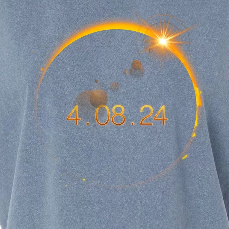 Total Solar Eclipse April 8 2024 Garment-Dyed Women's Muscle Tee