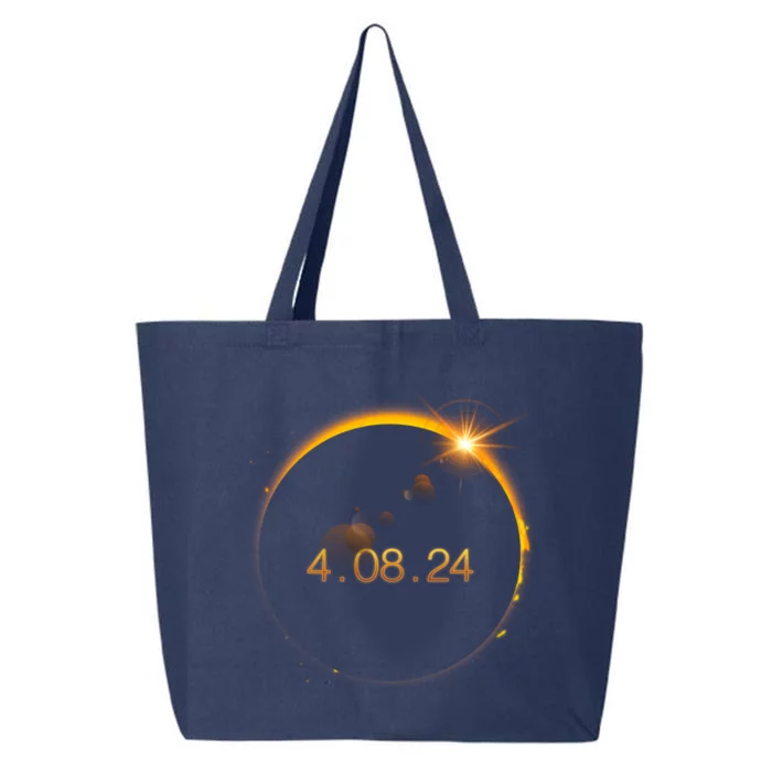 Total Solar Eclipse April 8 2024 25L Jumbo Tote