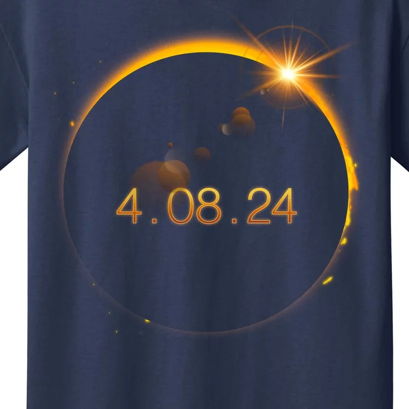 Total Solar Eclipse April 8 2024 Kids T-Shirt