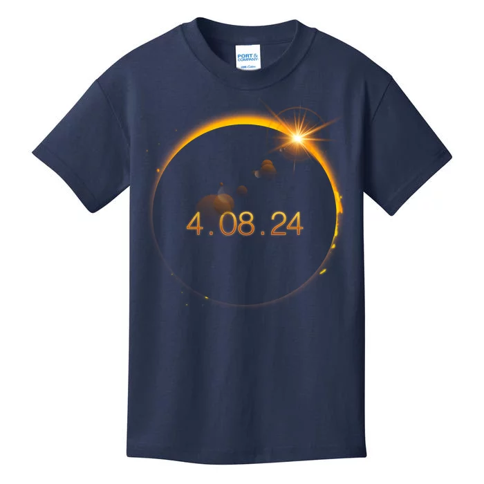 Total Solar Eclipse April 8 2024 Kids T-Shirt