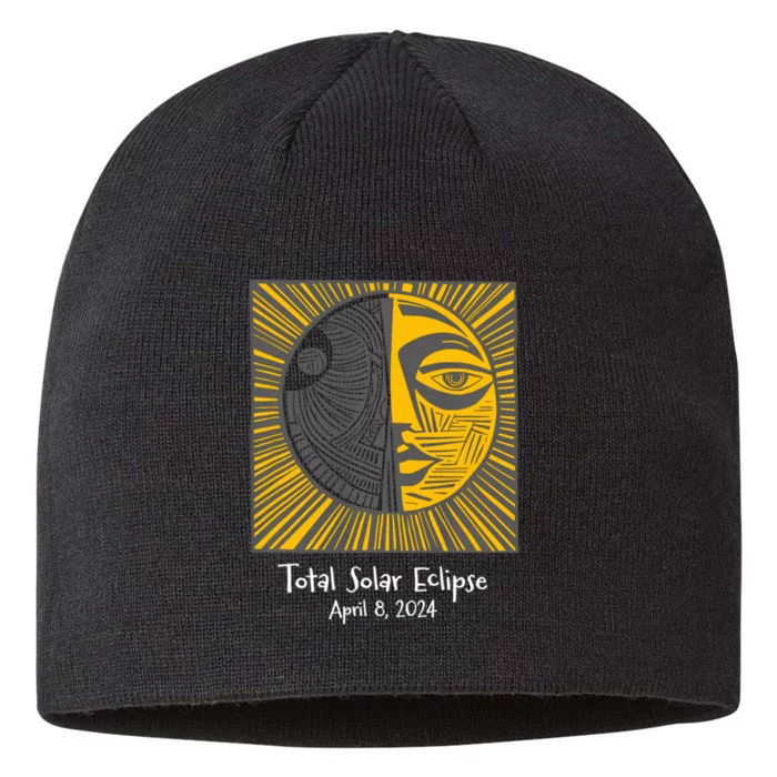 Total Solar Eclipse April 8 2024 8 1/2in Sustainable Knit Beanie