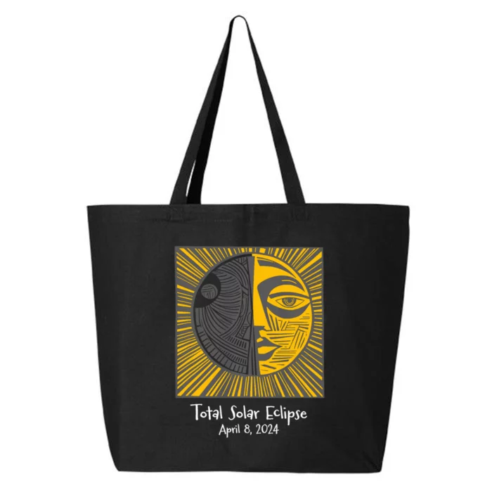 Total Solar Eclipse April 8 2024 25L Jumbo Tote