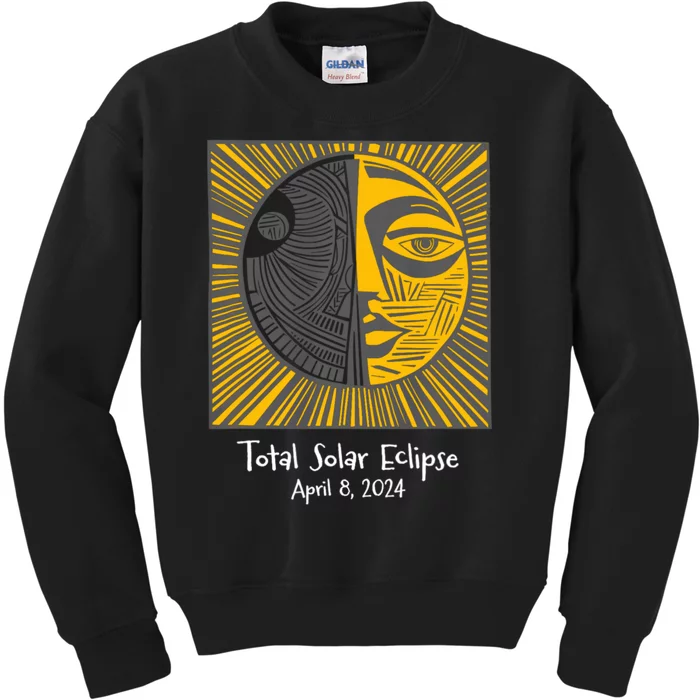 Total Solar Eclipse April 8 2024 Kids Sweatshirt