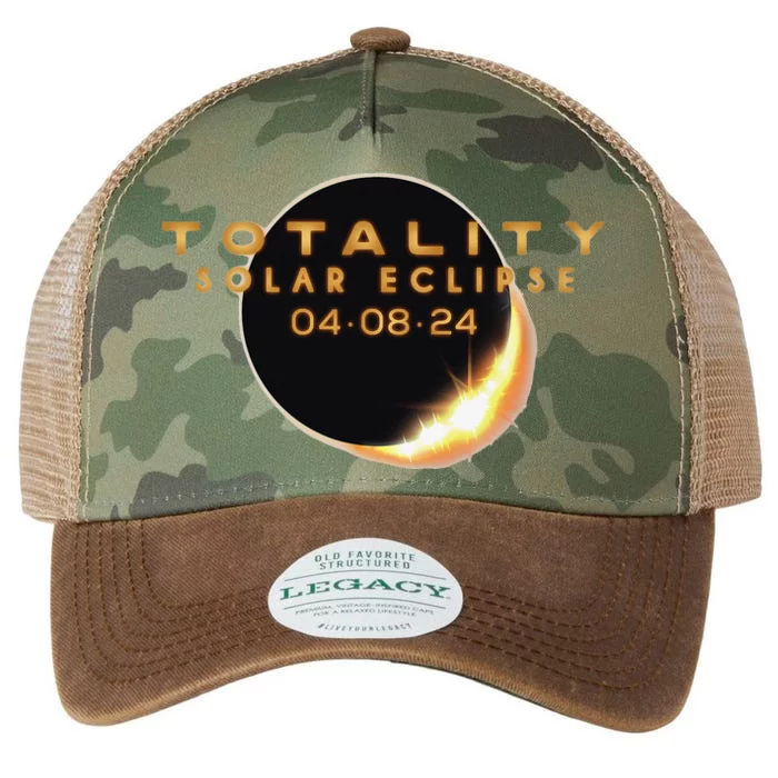 Total Solar Eclipse 04.08.2024 Totality Legacy Tie Dye Trucker Hat