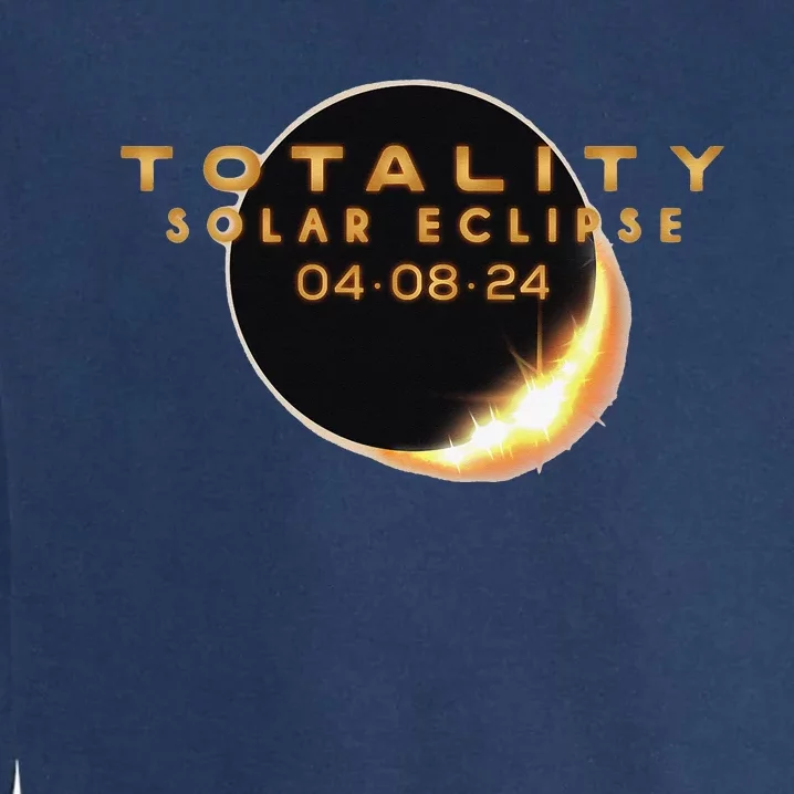 Total Solar Eclipse 04.08.2024 Totality Garment-Dyed Sweatshirt