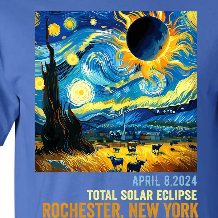 Total Solar Eclipse 04.08.2024 Rochester New York Tall T-Shirt