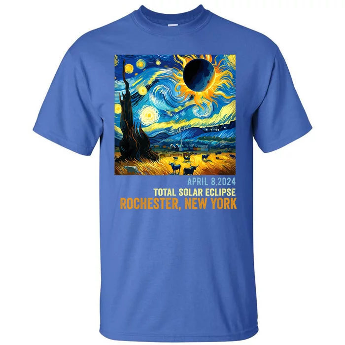 Total Solar Eclipse 04.08.2024 Rochester New York Tall T-Shirt