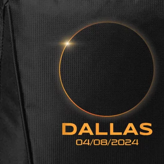 Total Solar Eclipse 2024 Dallas Texas Path Of Totality City Backpack