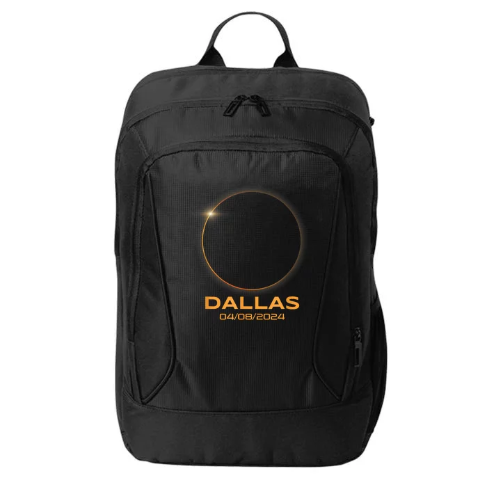 Total Solar Eclipse 2024 Dallas Texas Path Of Totality City Backpack