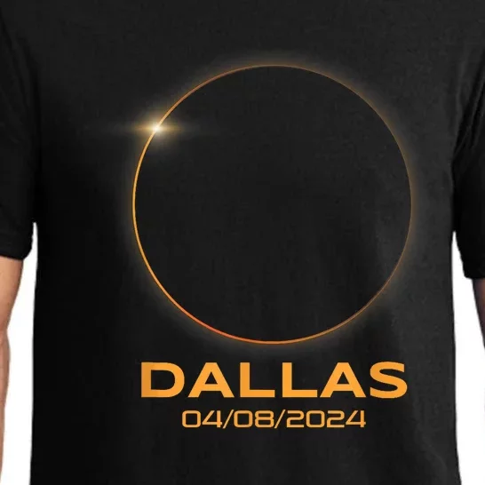 Total Solar Eclipse 2024 Dallas Texas Path Of Totality Pajama Set