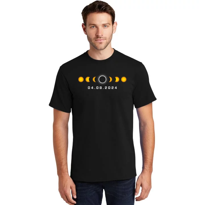 Total Solar Eclipse 04.08.2024 Rochester New York Tall T-Shirt