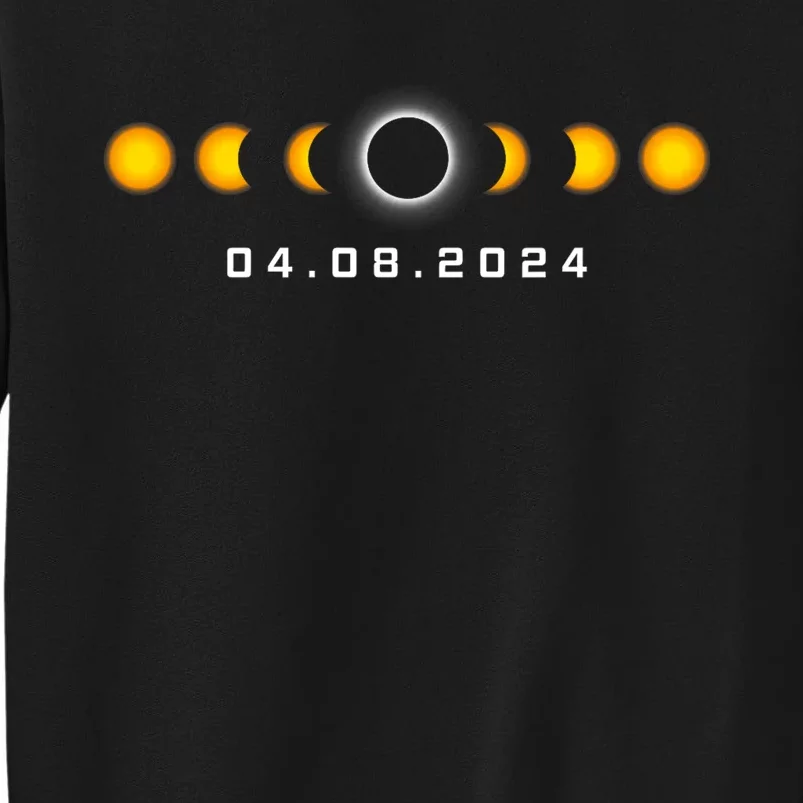 Total Solar Eclipse 04.08.2024 Rochester New York Tall Sweatshirt