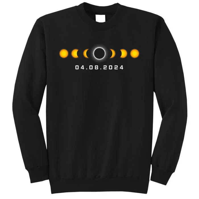 Total Solar Eclipse 04.08.2024 Rochester New York Tall Sweatshirt