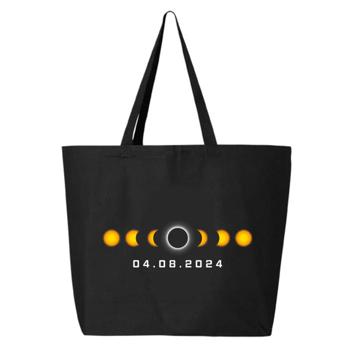 Total Solar Eclipse 04.08.2024 Rochester New York 25L Jumbo Tote