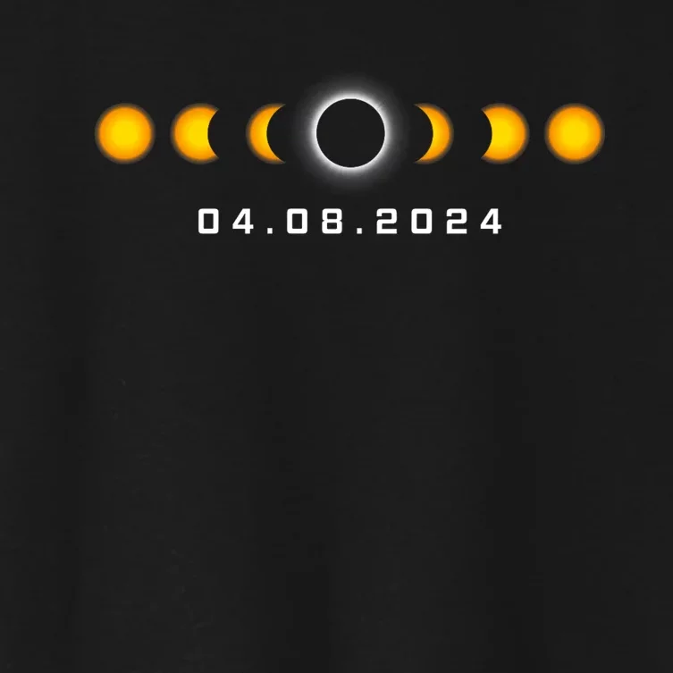 Total Solar Eclipse 04.08.2024 Rochester New York Women's Crop Top Tee