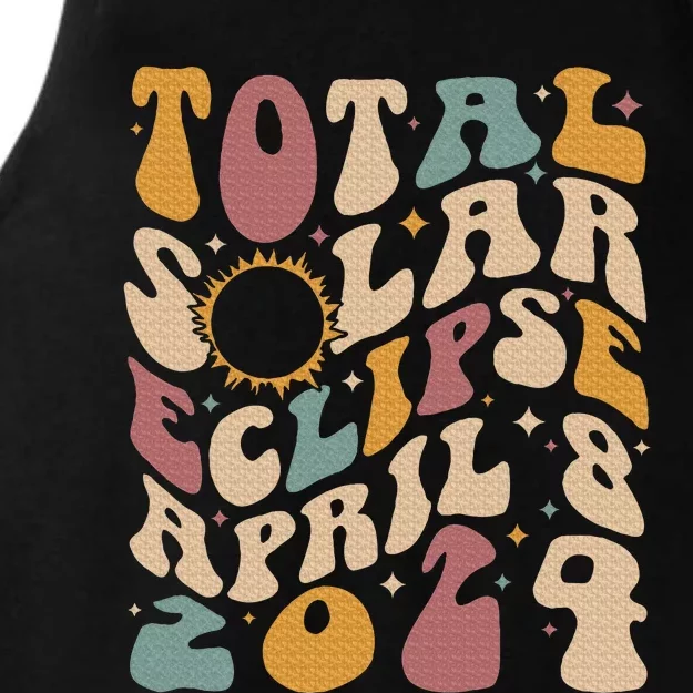 Total Solar Eclipse April 08 2024 Ladies Tri-Blend Wicking Tank