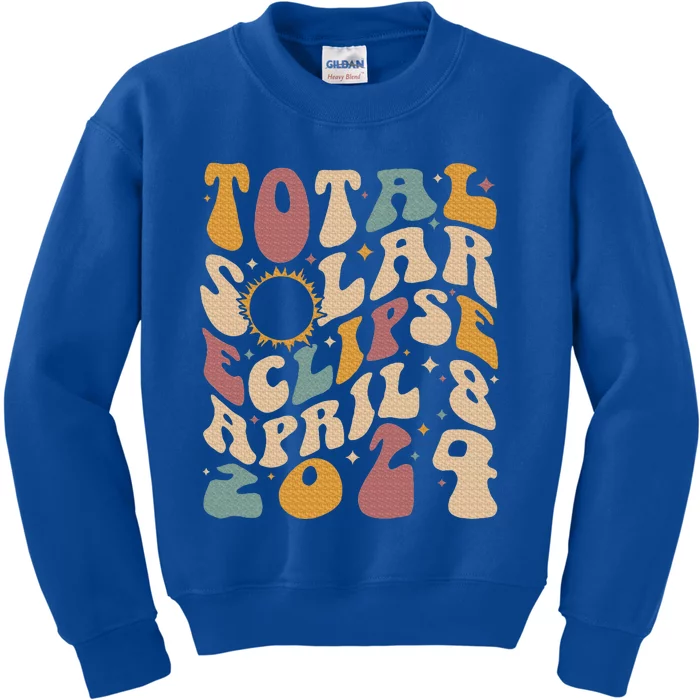 Total Solar Eclipse April 08 2024 Kids Sweatshirt