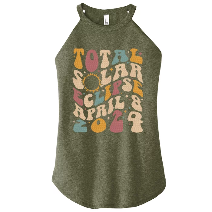 Total Solar Eclipse April 08 2024 Women’s Perfect Tri Rocker Tank