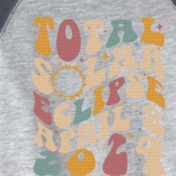 Total Solar Eclipse April 08 2024 Toddler Fine Jersey T-Shirt