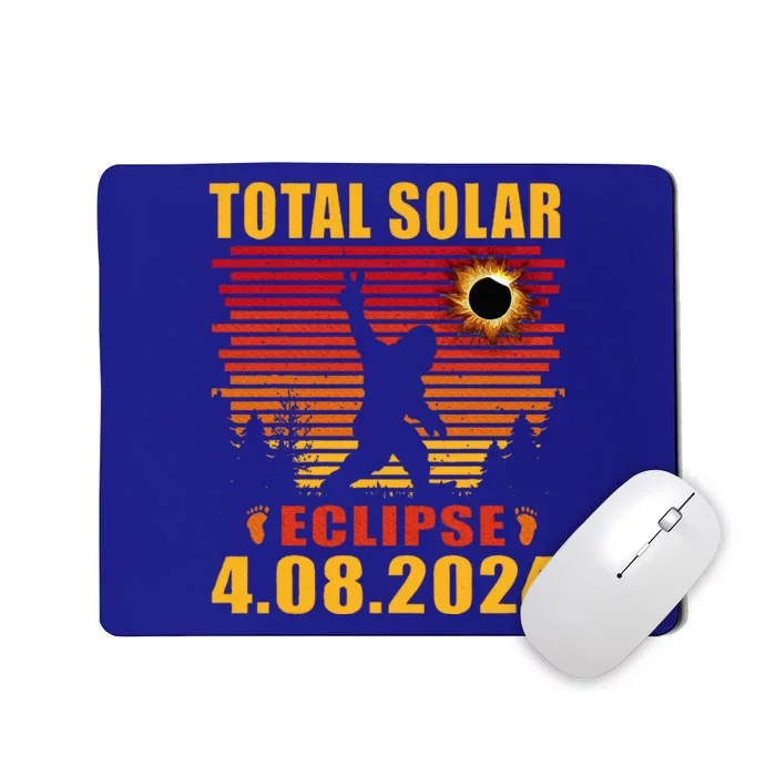 Total Solar Eclipse 04.08.2024 Sasquatch Bigfoot Mousepad