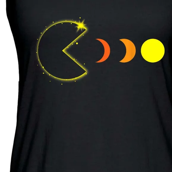 Total Solar Eclipse April 8 2024 Funny Phases Totality Ladies Essential Flowy Tank