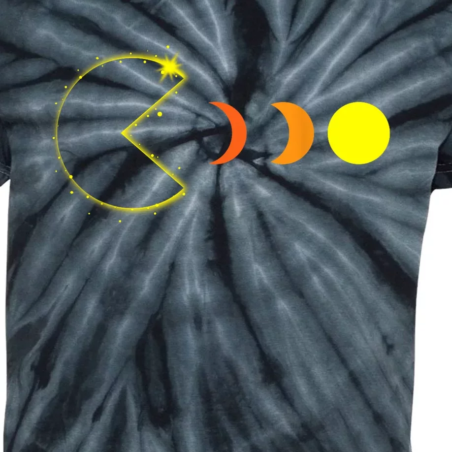 Total Solar Eclipse April 8 2024 Funny Phases Totality Kids Tie-Dye T-Shirt