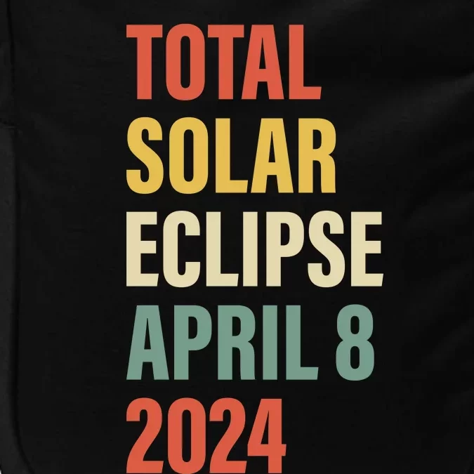 Total Solar Eclipse April 8 Impact Tech Backpack