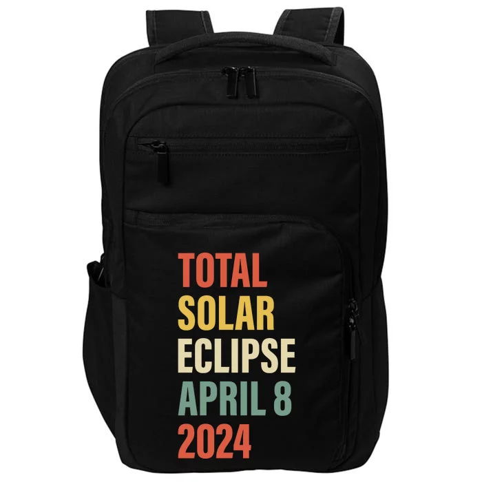 Total Solar Eclipse April 8 Impact Tech Backpack