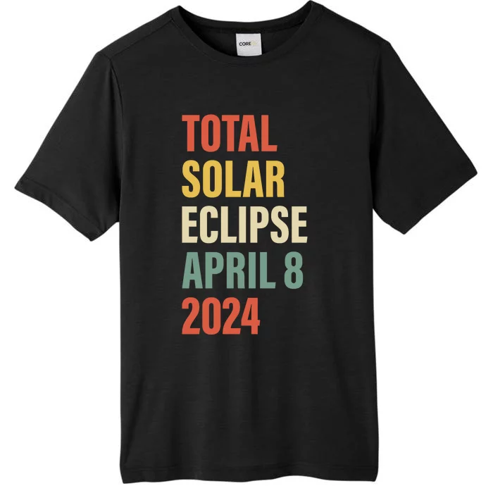 Total Solar Eclipse April 8 ChromaSoft Performance T-Shirt