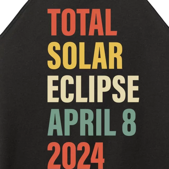 Total Solar Eclipse April 8 Women’s Perfect Tri Rocker Tank